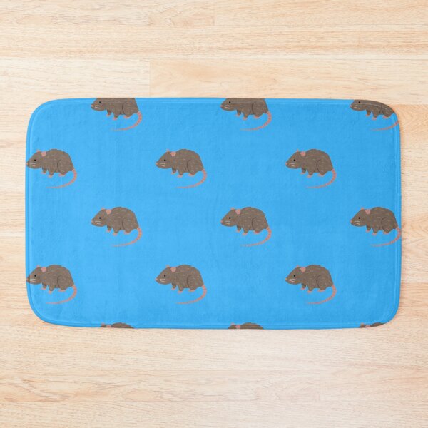 Item preview, Cute rat with blue background designed and sold by sillyjaydey.