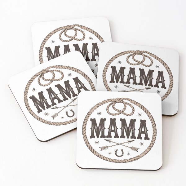Item preview, Western Mama T-Shirt | Vintage Rope Lasso Cowgirl Badge Design designed and sold by DmaarGroup.