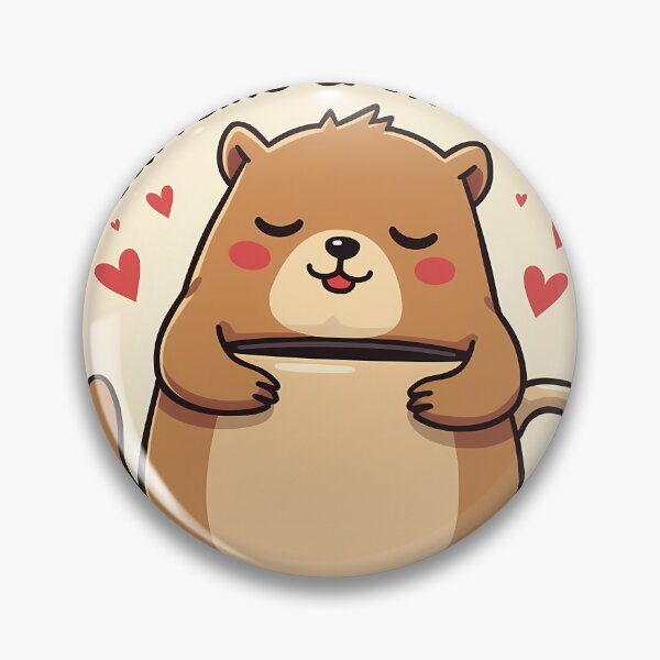 Item preview, Kawaii Capybara Hugging Giant Coffee Mug designed and sold by MY CREATIVE SHOP.