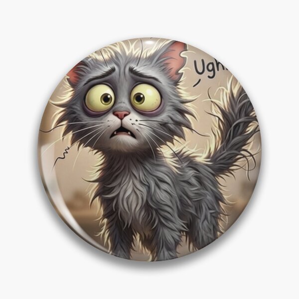 Item preview, Managed to Show Up - Cat designed and sold by LAJdesigns.