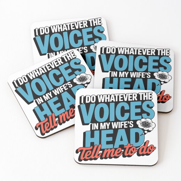 Item preview, I Do Whatever The Voices In My Wife's Head Tell Me To Do T-Shirt designed and sold by MerchlyMike.