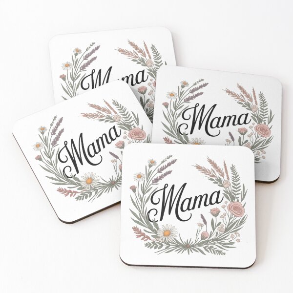 Item preview, Floral Mama T-Shirt | Vintage Botanical Script Wildflower Wreath designed and sold by DmaarGroup.