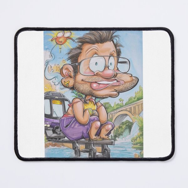 Item preview, Train Guy designed and sold by Claire Caricatures.