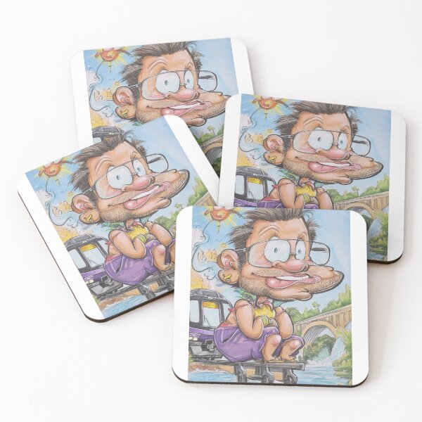 Item preview, Train Guy designed and sold by Claire Caricatures.