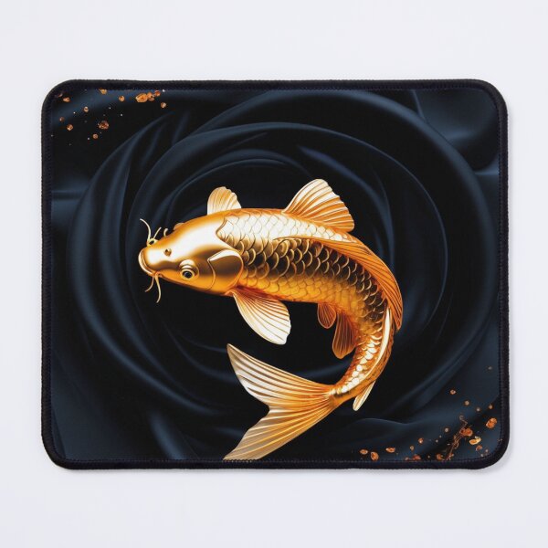 Item preview, Golden Koi Luxury Silk Aesthetic designed and sold by Prachodayat Artworks.