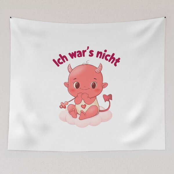 Item preview, Baby Devil – It Wasn't Me | Funny Baby Saying designed and sold by FehlingMedia.