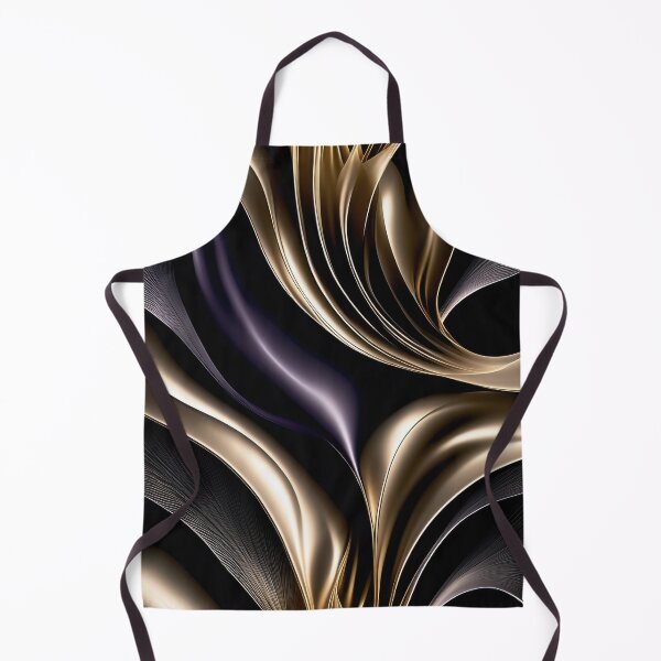 Item preview, Golden Flow - Luxurious Black and Gold Abstract Design designed and sold by FutureImaging.