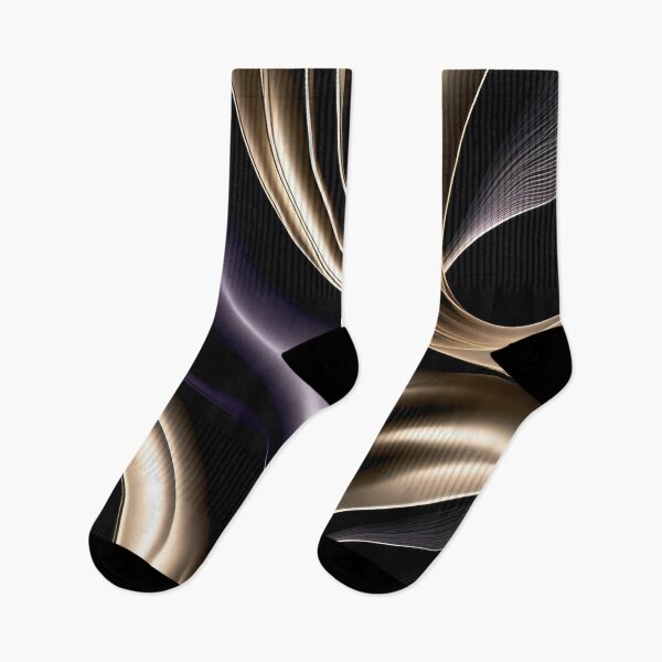 Item preview, Golden Flow - Luxurious Black and Gold Abstract Design designed and sold by FutureImaging.