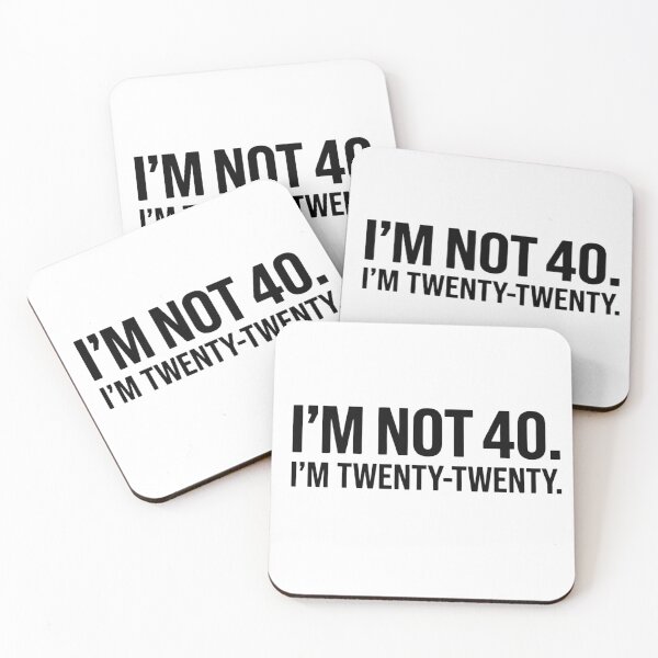 Item preview, I'm Not 40 I'm Twenty-Twenty Funny 40th Birthday Quote designed and sold by haitrieuic96.