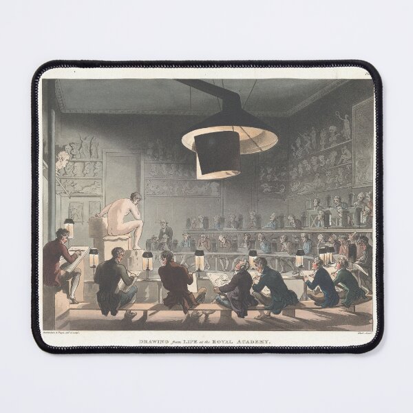 Item preview, Rowlandson Life Drawing Class | Vintage Medical designed and sold by GammaRay.