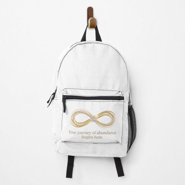 Item preview, Abundance Begins Here | Elegant Infinity Symbol Gold Design designed and sold by AuroraWealthHouse.