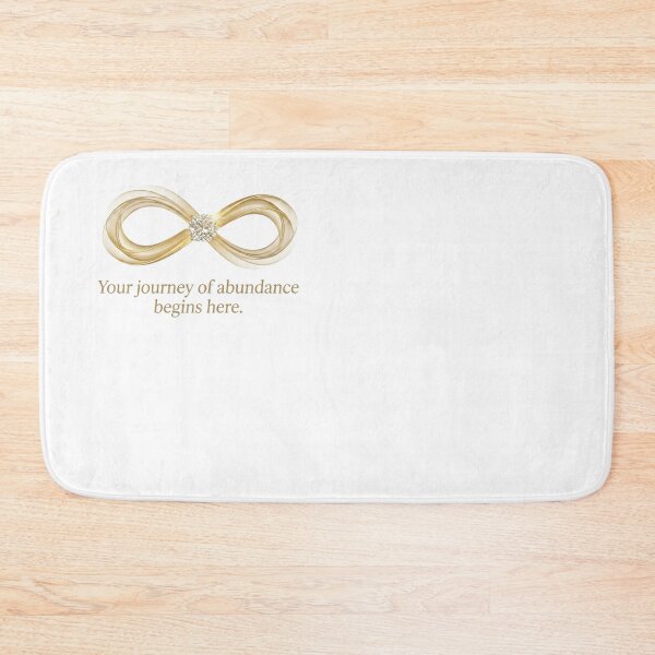 Item preview, Abundance Begins Here | Elegant Infinity Symbol Gold Design designed and sold by AuroraWealthHouse.