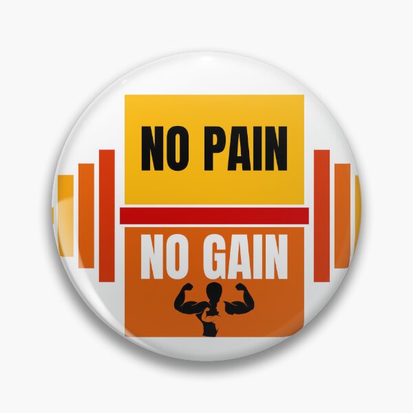 Item preview, No Pain No Gain | Gym Workout Fitness Motivation designed and sold by PJ_Artistry.