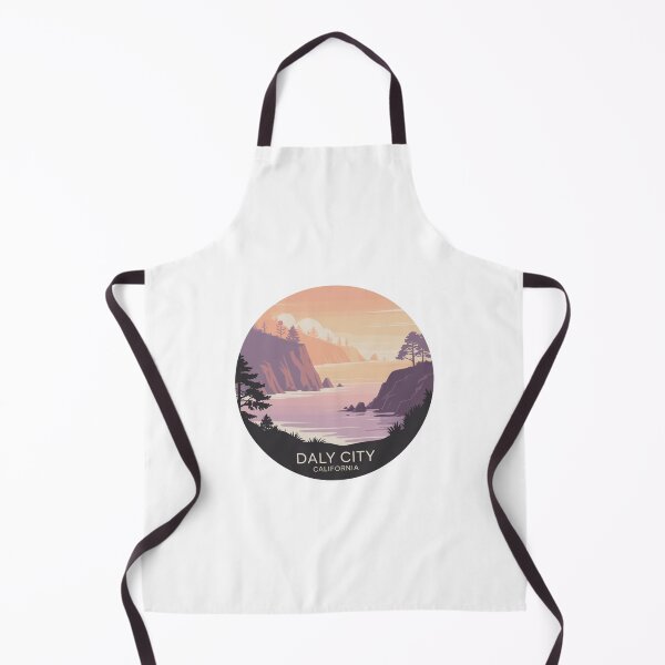 Item preview, Daly City California: Cliffs & Pines Illustration designed and sold by CircinusStore.