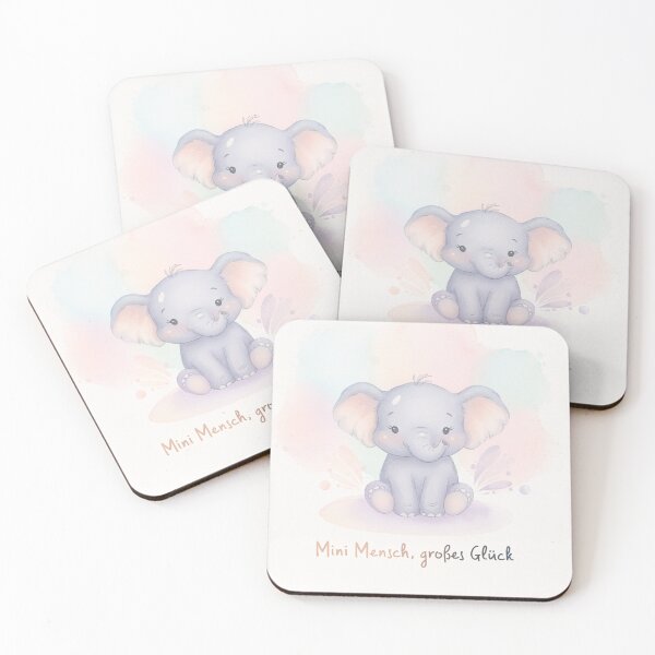 Item preview, Baby Elephant – Tiny Human, Big Happiness | Lovingly Designed designed and sold by FehlingMedia.