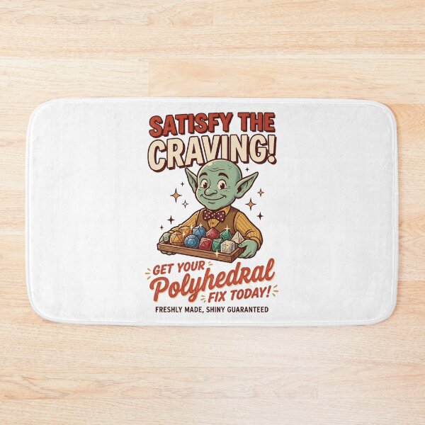Item preview, Satisfy The Craving Get Your Polyhedral Fix Today RPG designed and sold by Fenay Designs.