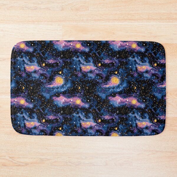 Item preview, Watercolor Nebula Galaxy Starfield Abstract Art designed and sold by NicolasGlowArt.