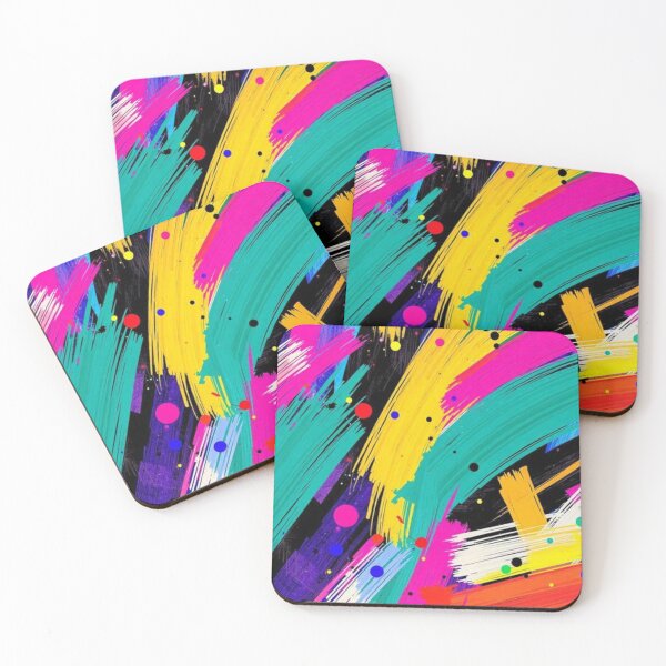 Item preview, Abstract Neon Brushstroke  designed and sold by KAVRAO.