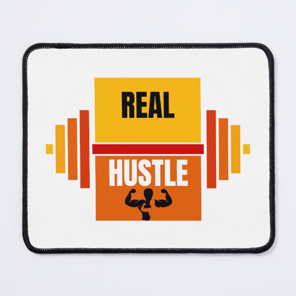 Item preview, Real Hustle – Gym Motivation Workout designed and sold by PJ_Artistry.