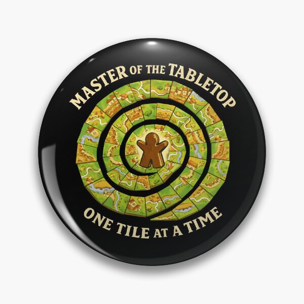 Item preview, carcassonne tiles- master of the tabletop, one tile at a time  designed and sold by trendie-tees.