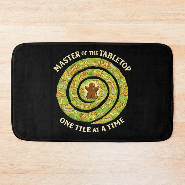 Item preview, carcassonne tiles- master of the tabletop, one tile at a time  designed and sold by trendie-tees.