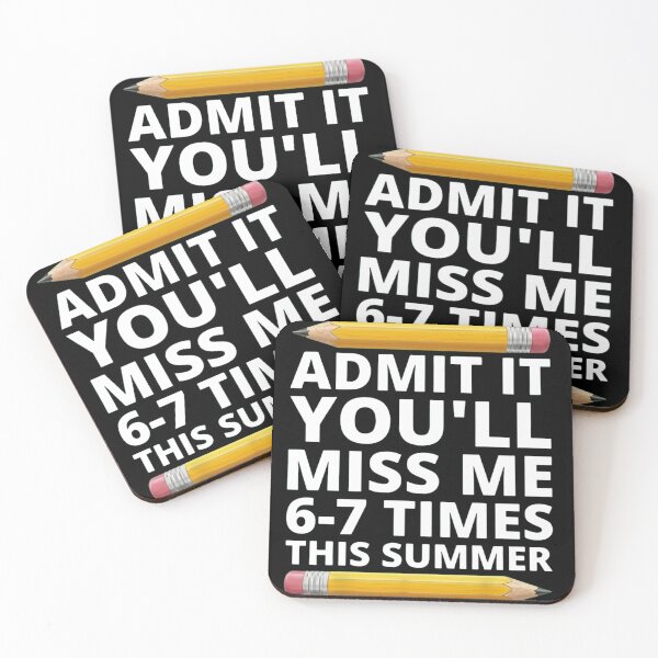 Item preview, Funny Teacher Last Day of School Admit It You'll Miss Me designed and sold by haitrieuic96.
