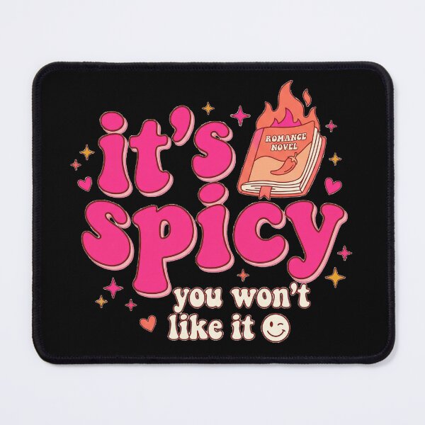 Item preview, It’s Spicy Romance Retro Groovy BookTok Design designed and sold by Seeding Serendipity.