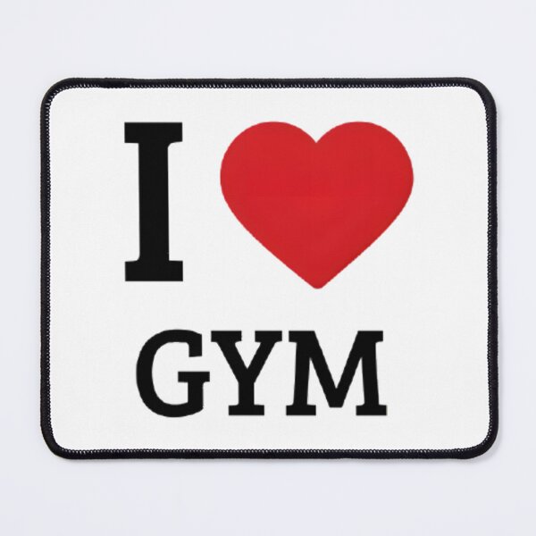 Item preview, I Love Gym – Fitness Lover Heart Workout Motivation Minimal Design designed and sold by Rebel Weave.