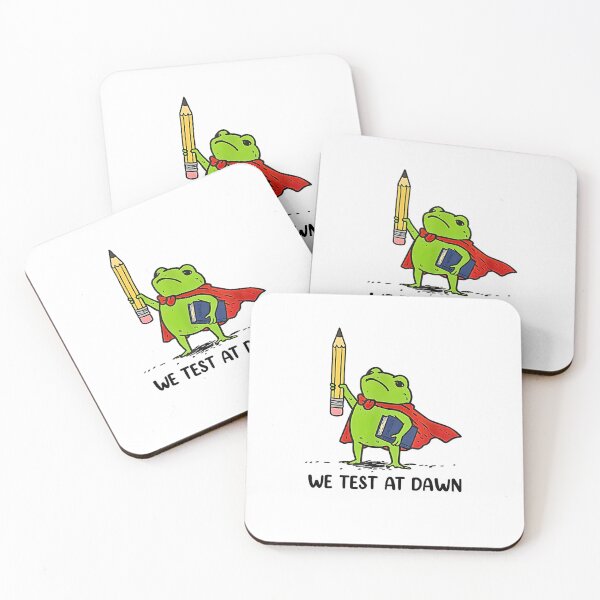 Item preview, We Test At Dawn Frog - Funny Test Day designed and sold by FerminVigo.