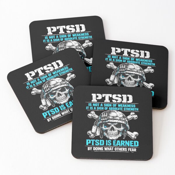 Artikelvorschau, PTSD-Bewusstseinskrieger, Veteranenschädel entworfen und verkauft von clothesy7.