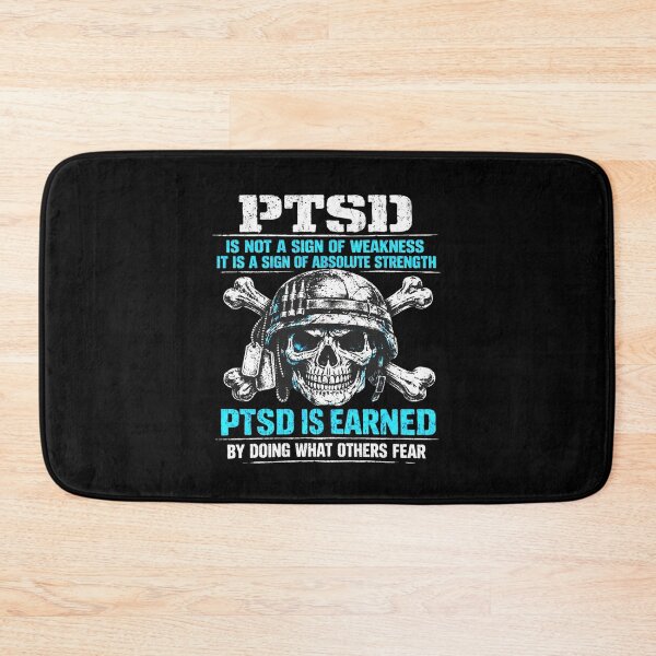 Item preview, PTSD Awareness Warrior Post-traumatic Stress Disorder Veteran Skull Men designed and sold by clothesy7.