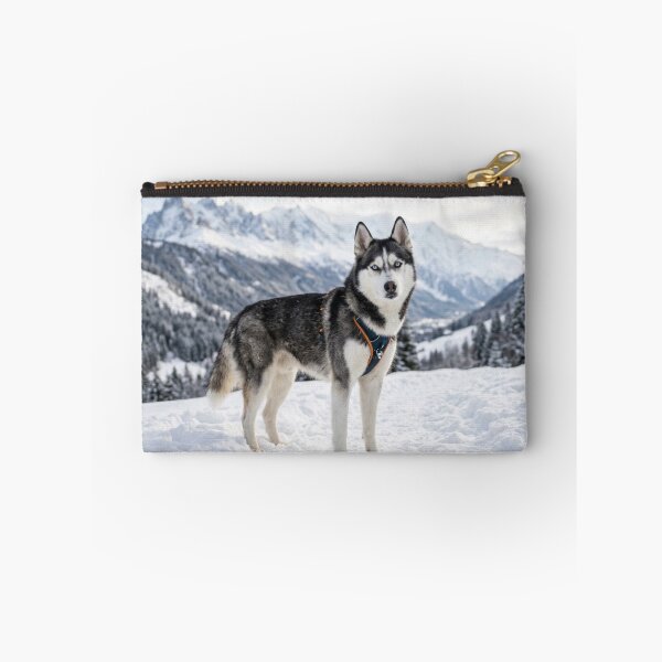 Item preview, Husky in the snowy mountains. designed and sold by Malisa345.