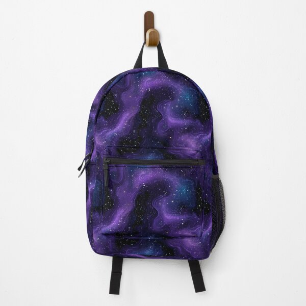 Item preview, Purple Blue Nebula Galaxy Stars Cosmic Space Art designed and sold by NicolasGlowArt.