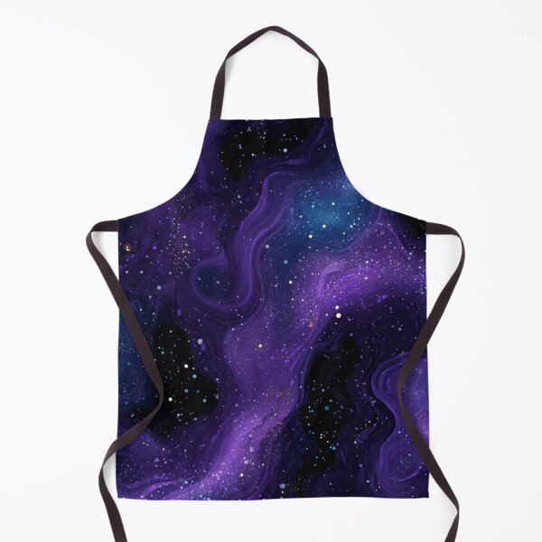 Item preview, Purple Blue Nebula Galaxy Stars Cosmic Space Art designed and sold by NicolasGlowArt.