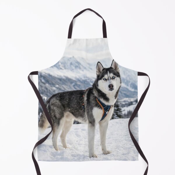 Item preview, Husky in the snowy mountains. designed and sold by Malisa345.