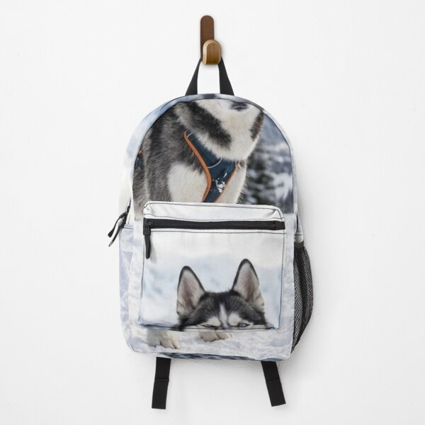 Item preview, Husky in the snowy mountains. designed and sold by Malisa345.
