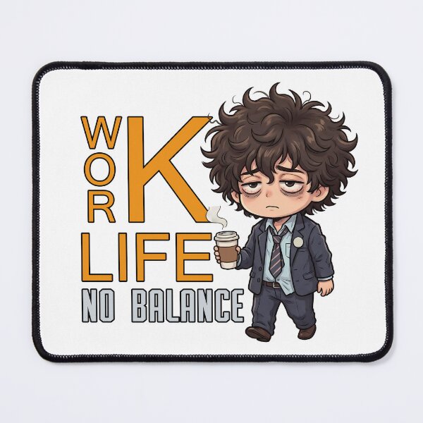 Item preview, work life no balance designed and sold by MiniLoveShop.