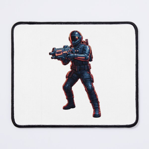 Item preview, Futuristic Soldier in Action – Character in Combat Armor designed and sold by NextNoob485.