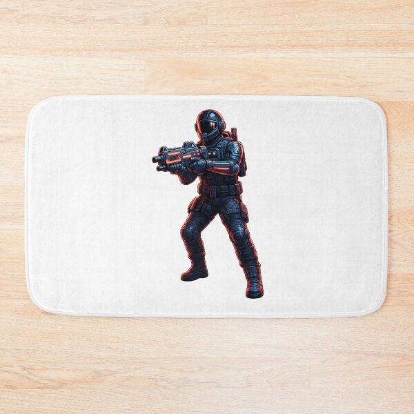 Item preview, Futuristic Soldier in Action – Character in Combat Armor designed and sold by NextNoob485.