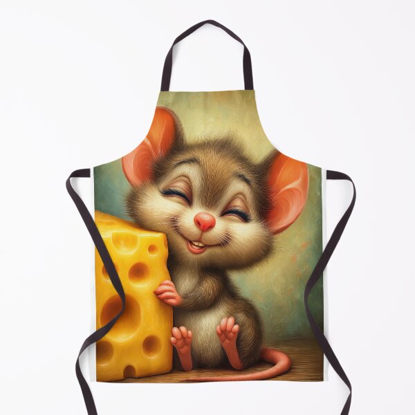 Item preview, Happy Mouse with Cheese designed and sold by PetsArt.