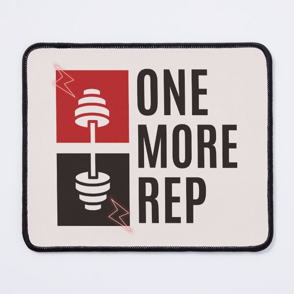 Item preview, One More Rep | Gym Motivation Workout Fitness designed and sold by PJ_Artistry.