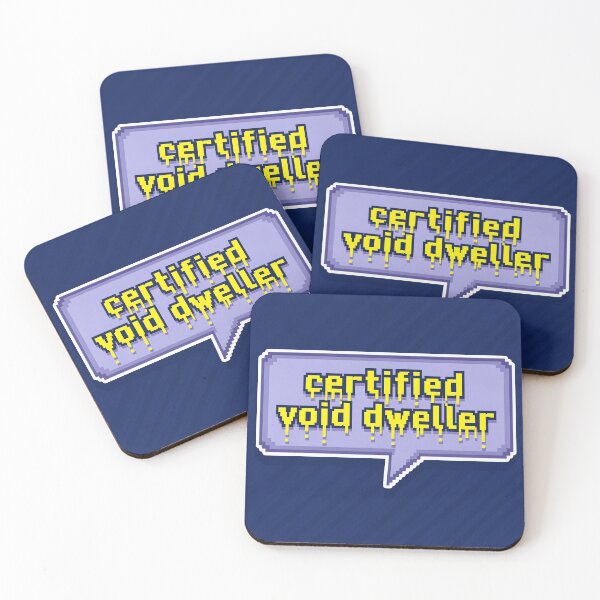 Item preview, Certified Void Dweller - Retro Pixel Meme Art designed and sold by PictorialWhimsy.