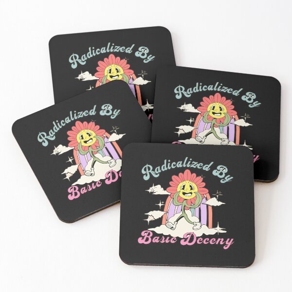 Item preview, Radicalized By Basic Decency Protects Human Rights Voices designed and sold by SkeletonsDanger.