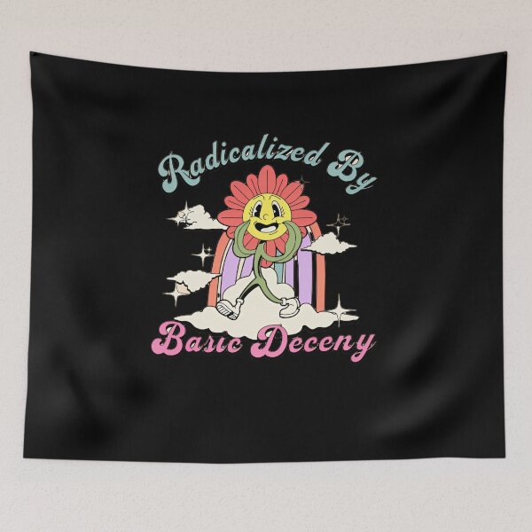 Item preview, Radicalized By Basic Decency Protects Human Rights Voices designed and sold by SkeletonsDanger.