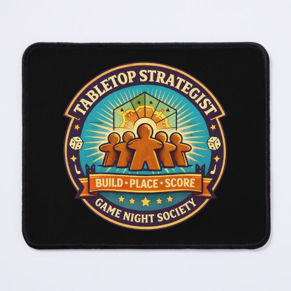 Item preview, carcassonne tiles- tabletop strategy, game night society  designed and sold by trendie-tees.