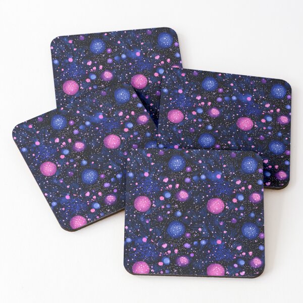 Item preview, Cosmic Ornaments Starry Night Pattern designed and sold by NicolasGlowArt.