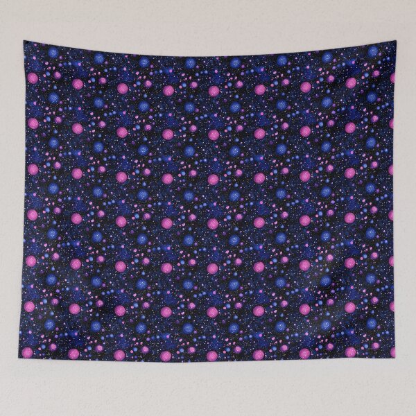 Item preview, Cosmic Ornaments Starry Night Pattern designed and sold by NicolasGlowArt.