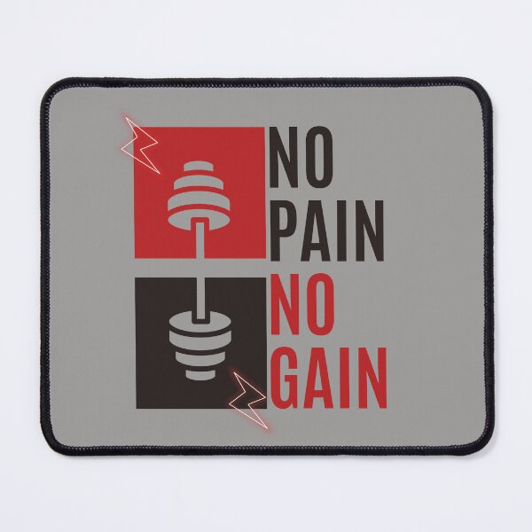 Item preview, No Pain No Gain | Gym Workout Fitness Motivation designed and sold by PJ_Artistry.