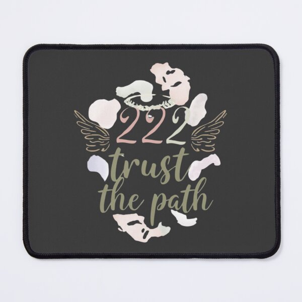 Item preview, 222 Angel Number – Trust the Path Spiritual Typography Design designed and sold by CosmicQuietLab.