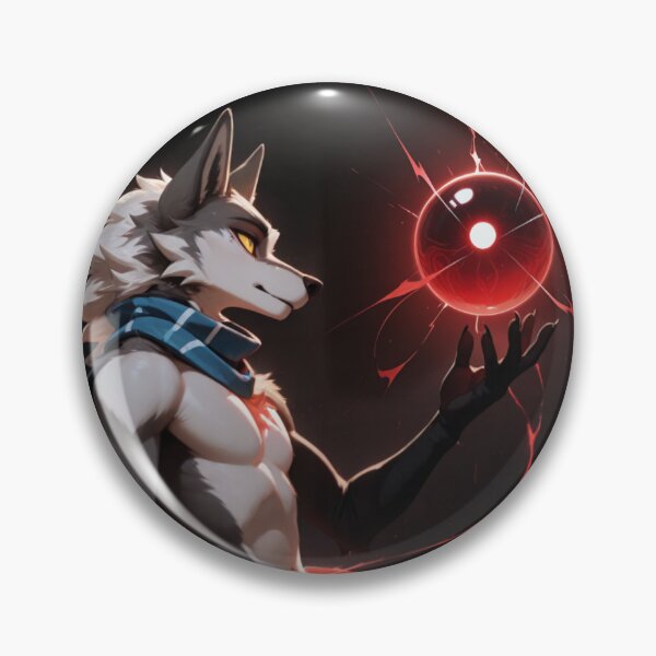 Item preview, Anthro Wolf Red Energy Aura | Furry Art Power Dark Dramatic Art designed and sold by LexYote.